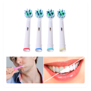 ORAL B UYUMLU ŞARJLI VE PİLLİ DİŞ FIRÇALARI İÇİN DÖNER BAŞLIK 