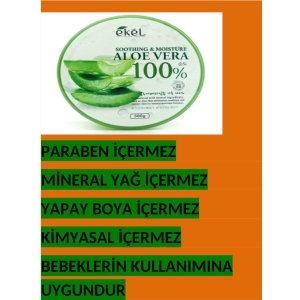 %100 SAF ALOE VERA YATIŞTIRICI VE NEMLENDİRİCİ JEL 300GR