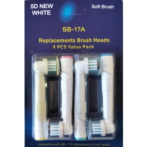 ORAL B UYUMLU ŞARJLI VE PİLLİ DİŞ FIRÇALARI İÇİN YEDEK BAŞLIK SB17A